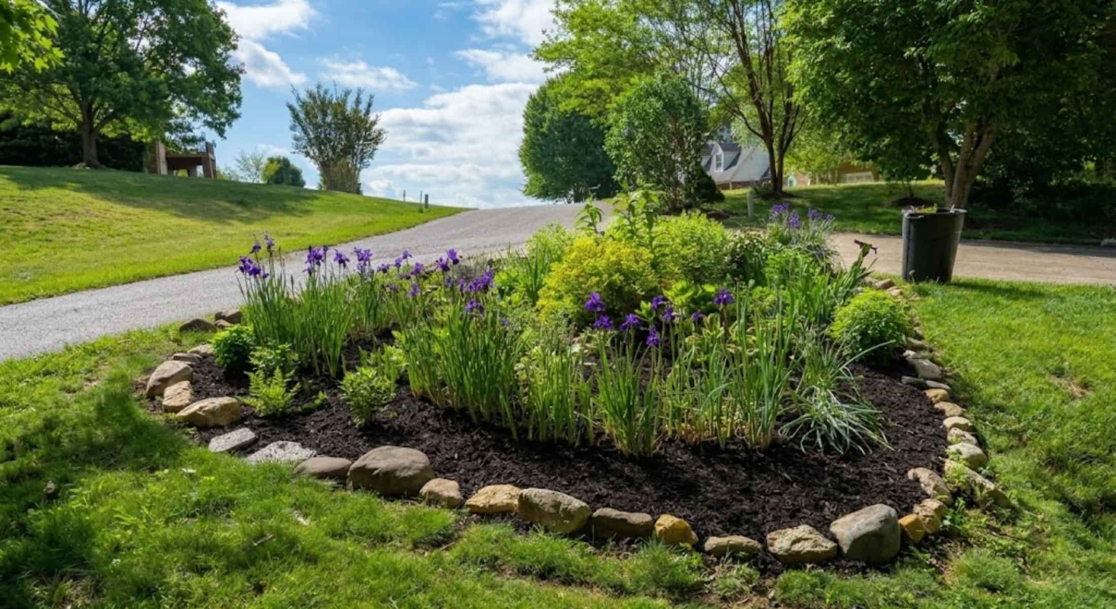 Rotonda landscaping and mulch transformation Asheville NC