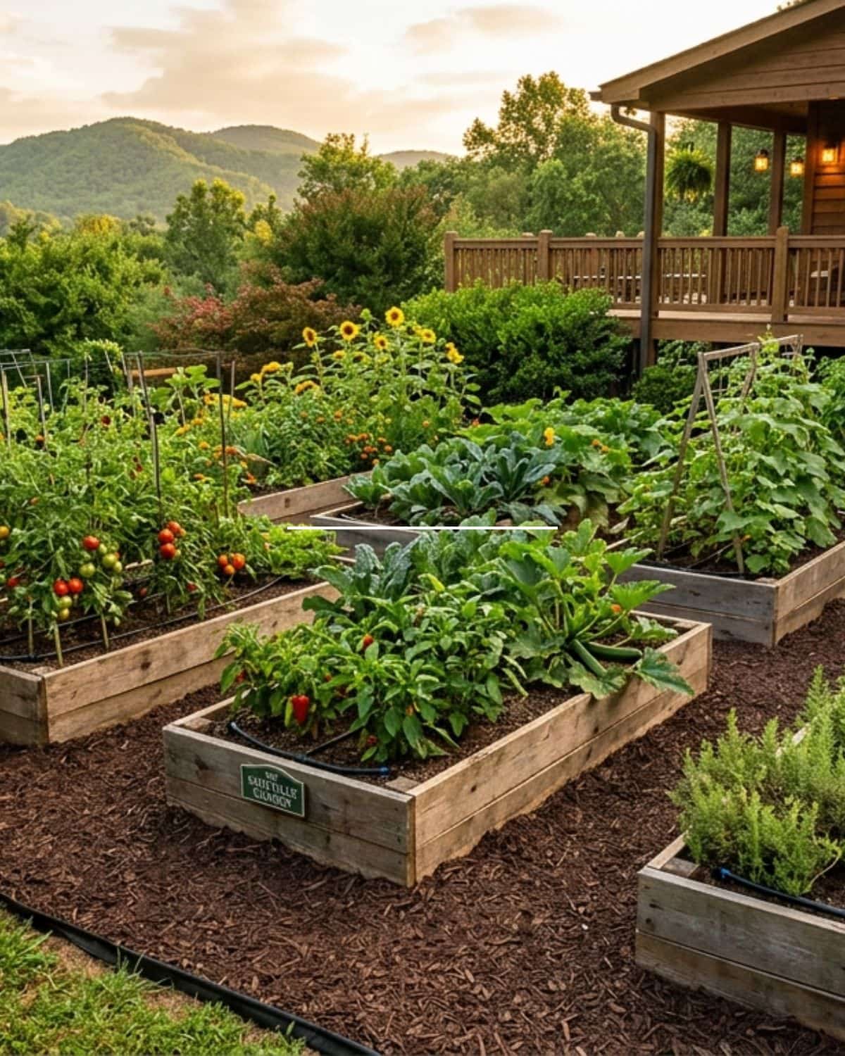 Edible garden Asheville NC by PLG Lawn Services